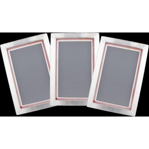 3pcs Screen Print Frame Aluminum Polyester For Printed 20x30cm 77/90/120T