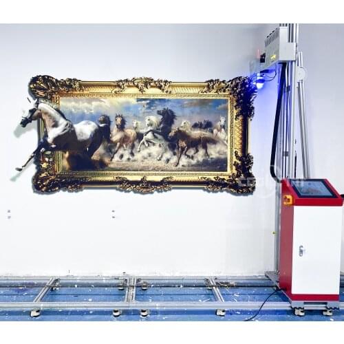 Direct To Wall Printing Machine 5D 3D Vertical Wall Printer for home Decoration Wall Printer Machine UV Verical Wall Printer