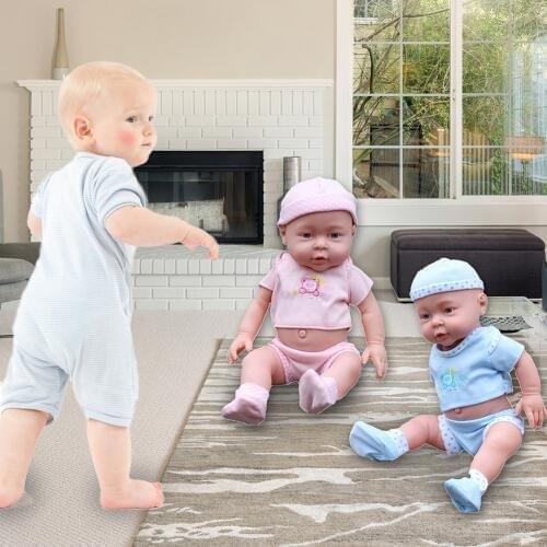41cm Simulation Baby Vinyl Soft Rubber Baby Accompanying Playing Dolls Can Sink Into The Water for Boys Girls Birthday Gift
