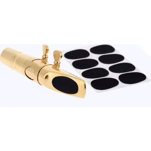 8pcs Mouthpiece Patches Pads Cushions 0.8mm for Alto Tenor Sax Saxophone