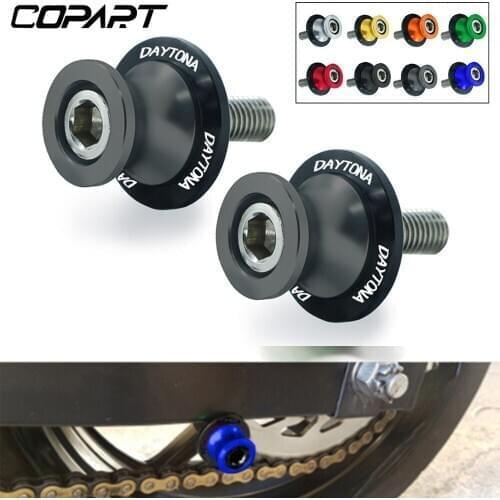 For Triumph Daytona 675 675R Daytona675 Motorcycle Accessories Swingarm Spools Slider Rear Swing Arm Cover Stand Screws Paddock