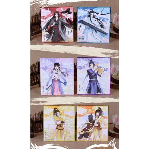 Grandmaster of Demonic Cultivation MDZS Wangji Wuxian Irogami Shikishi Stand display Cute Gift
