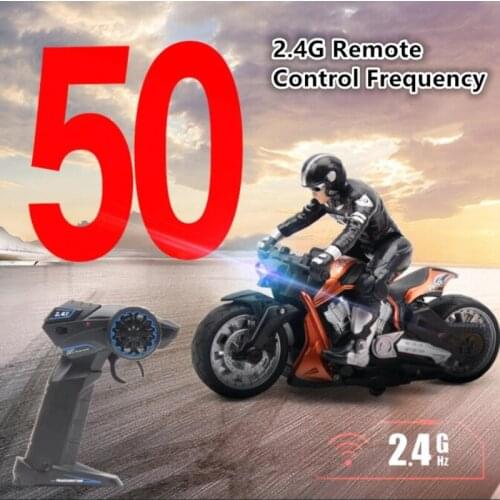 Big Remote Control Off-Road Stunt Motorcycle RC 2.4G 60mins 1:10 High Speed Climbing Drift Model RC motorbike Car Kids Toys