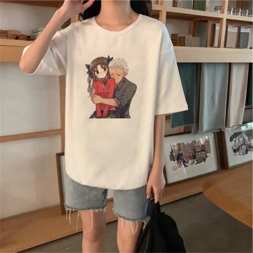 Fate Grand Order Short Sleeve T shirt For Girls Boys Anime Cartoon Fate Go Casual Clothing T Shirt TShirts O neck Tee Tops