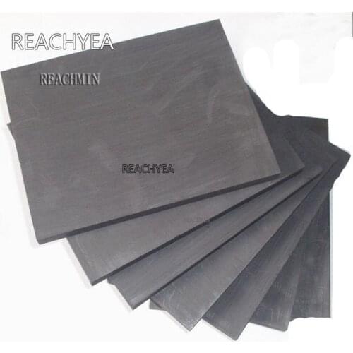 100x100mm x 1/2/3/4/5/6/8 mm High Purity Graphite Sheet Plate Mould DIY For 3D Print Crucibles Tool Carbon graphite cake