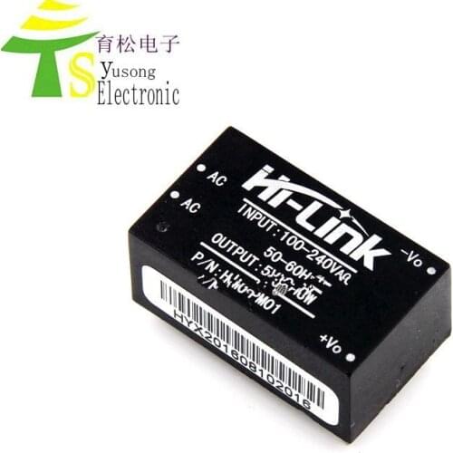HLK-PM01 ultra-small power module 220v to 5v, smart home AC-DC isolated switching power supply