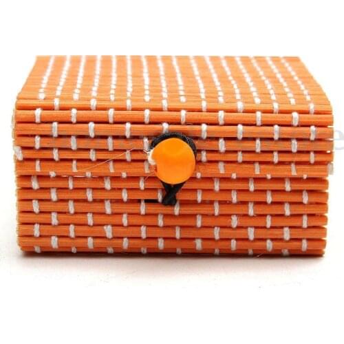 1pc Cute Bamboo Wooden Ring Necklace Earrings Case Makeup Case Holder Colors Cute Jewelry Box Storage Organizer Bamboo L3