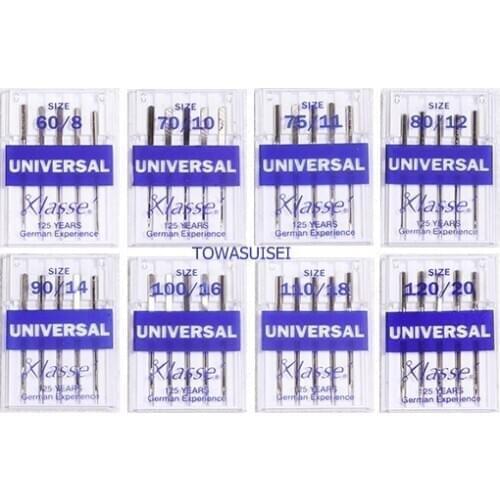 KLASSE SEWING MACHINE NEEDLES HA x 1130/705H,15x1 Size #9 #11 #12 #14 #16 #18 for singer juki brother bernina pfaff elna janome