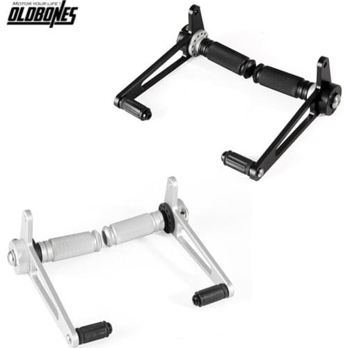 Cafe Racer Alumninum Rear Foot Pegs Footrest Pegs Bobber Motorcycle Accessories For Honda CB 125 450 500 550 650 750