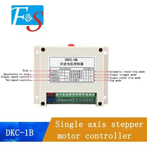 CNC Industrial Type DKC-1B Stepper Motor Controller Single-Axis Pulse Generator Servo Motor PLC Speed Regulation