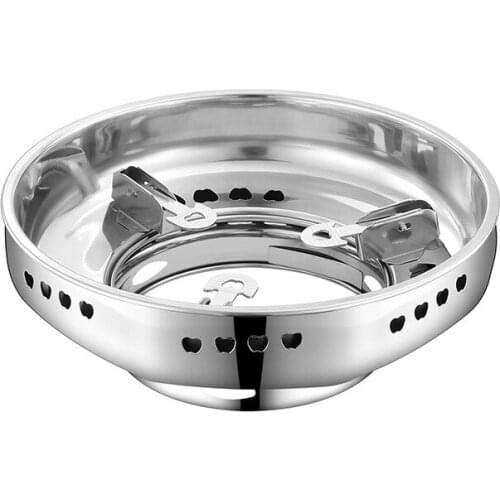 Kitchen For Stove Collect Fire Cooker Stainless Steel Ring Energy Saving Gas Stove Holder Pot Iron Accessories