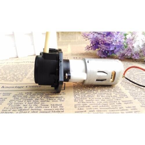 Slow flow micro peristaltic pump metering pump silicone tube pump dosing pump with planetary gear by GROTHEN