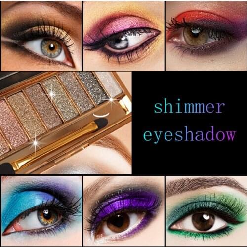 Mini Shimmer Eyeshadow Professional Exotic Kits Soft Glam Palette Nude Shades Shine Brown Makeup Cosmetics For Women Wholesale