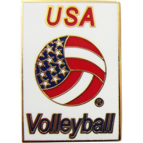 Fashion hot sale American volleyball football commemorative badge