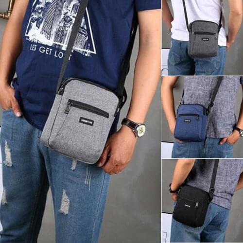 Mens Messenger Bag Crossbody Shoulder Bags Travel Bag Man Purse Small Sling Pack for Work Business Mens Bag