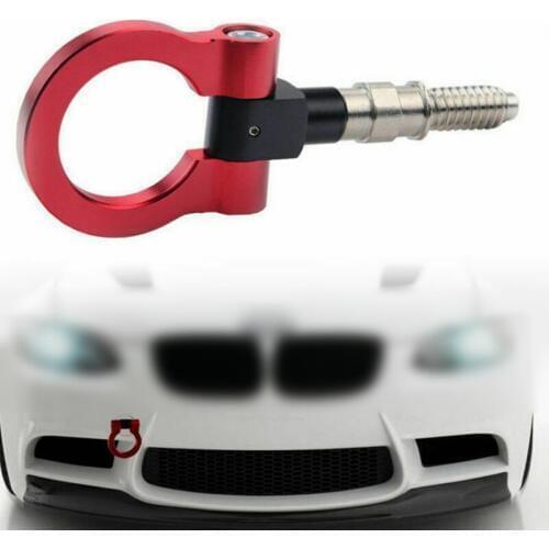 NEW Customized Black Track Racing Aluminum Tow Hook For BMW 1 3 5 6 X5 X6 MINI
