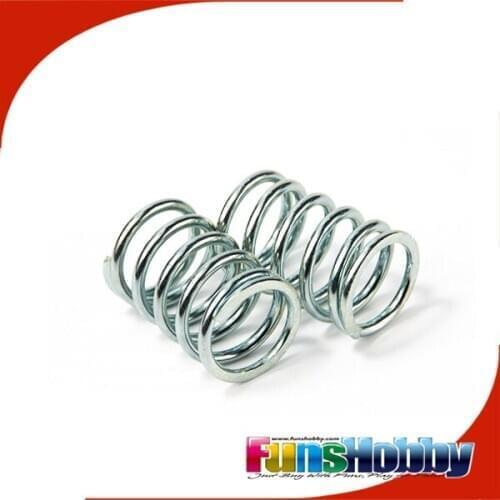 Motonica Front Spring Silver, Hard (2pcs)#13016R02 EXCLUDE SHIPMENT