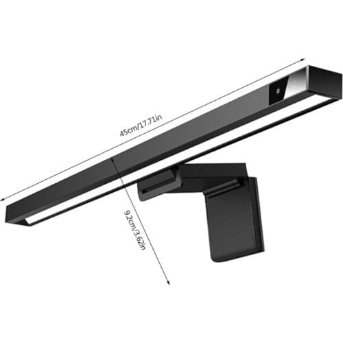 Screen Bar Desk Lamp Computer Laptop 3 Colors Stairless Dimming Hanging Table Lamp for LED Monitor Screen Light Reading