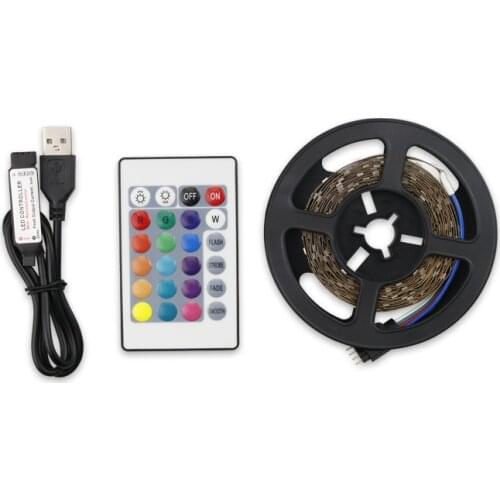 RGB Light Bar 16 Color Remote Control Waterproof Colorful Neon Decorative Light Bar USB Color Light Strip Line Light