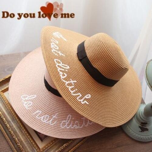 Wearzone 2017 Women Wide Brim Straw Hats Summer Men Beach Sun hat chapeau