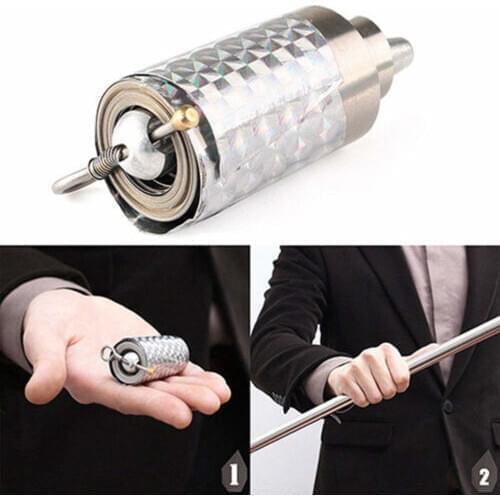 1PC 1.5/1.1M Stainless Steel Telescopic Rod Pocket Stick Martial Arts Performance Metal Extension Poles