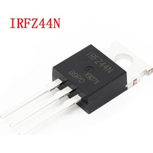 10pcs IRFZ44N IRFZ44 IRFZ44NPBF MOSFET MOSFT 55V 41A 17.5mOhm 42nC TO-220 new original