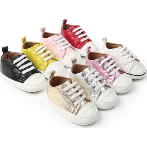 2020 Newborn Infant Toddler Baby Girl Shoes PU Sneaker Baby boy sport Shoes Non-slip Footwear Crib Shoes First Walkers moccasins