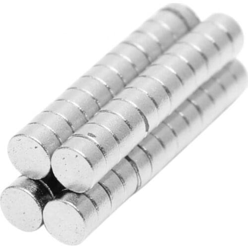 50% Hot Sale 50Pcs N52 3x1.5mm Round Cylinder Super Strong Rare Earth DIY Neodymium Magnets