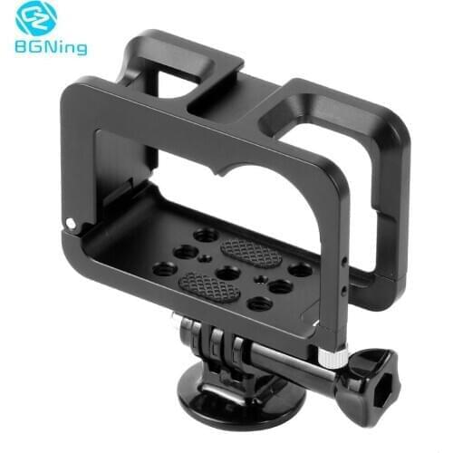 Aluminum Protective Cage for DJI for OSMO ACTION Border Frame Cold Shoe Protective Case Shell Housing Vlog Camera Mount Holder