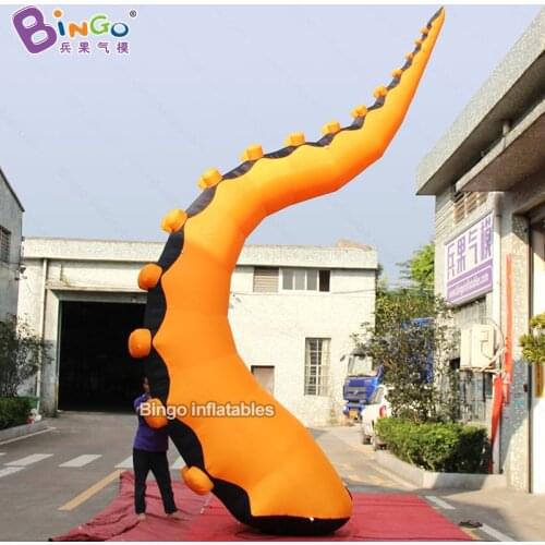 BINGO 5m tall orange inflatable octopus tentacles for amusement park / giant octopus legs balloon for display toys
