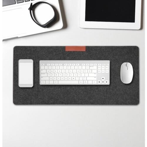 Large Office Computer Desk Mat Table Keyboard Big Mouse Pad Wool Felt Laptop Cushion Desk Non-slip Mat Gamer Mousepad Mat