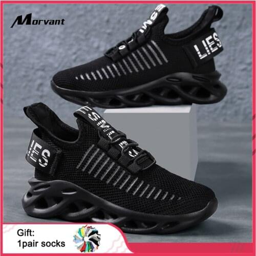 Kids Sneakers Lightweight Breathable Mesh Children‘s Shoes Soft rebound Kids Running Shoes Casual Non-slip Footwear