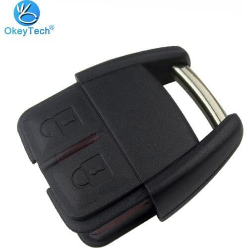 OkeyTech 2 Button Replacement Cover Case Fob Lock Unlock Auto Car Key Shell for Vauxhall Opel Vectra Astra Zafira Mk4 B C OP4