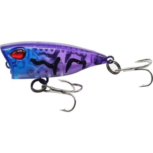 4cm/3.3g New Mini Popper Fishing Lures Topwater Trolling Wobbler Artificial Hard Bait Crankbait Peche Bass Carp Fishing Tackle