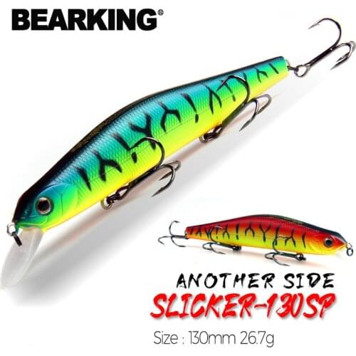 BEARKING 13cm 11cm 9cm 8cm magnet weight system long casting New model fishing lures hard bait quality wobblers minnow