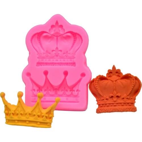 Crown Shaped Silicone Fondant Cake Decorating Mold Chocolate Molds Baking Tools Kitchen Accessories