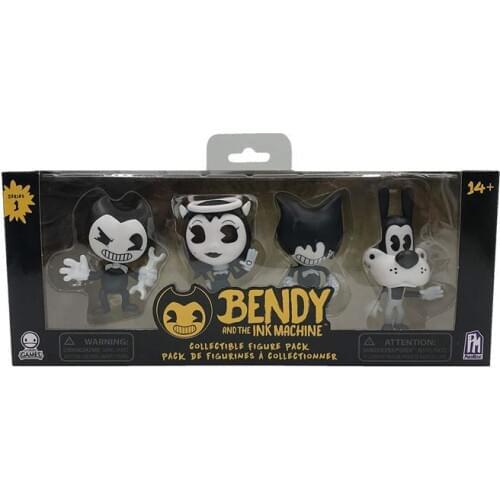 1Set Game Figure Bendy Ink Machine Toys Doll Action Figuras Kids Collection Toy Bendy PVC Toy