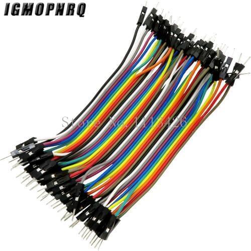 400pcs/lot 10cm 2.54mm 1pin Male to Male jumper wire Dupont cable