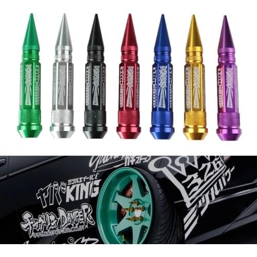 326 Power Racing Wheel Lug Nuts Screw M12x1.5 / 1.25 Aluminum Universal Spiked Lock Nut Fit For Honda Suzuki Car Accessories
