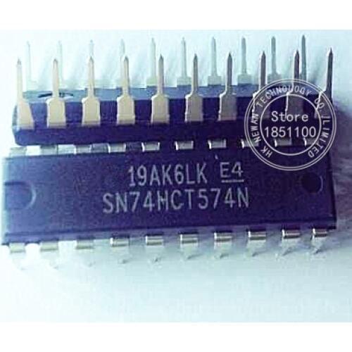 Free shipping Cheap! 10pcs SN74HCT574 SN74HCT574N 74HCT574N 74HCT574 DIP-20 100% New High Quality IC