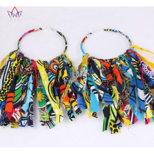 BRW Wholesale 2019Handmade Female Earrings Rock Vintage Jewelry Tassel Drop Earrings Cotton Ethnic Earrings for Women WYb1198