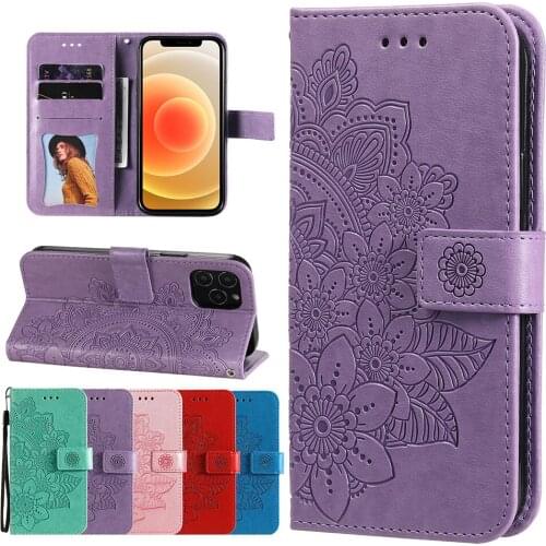 Leather Wallet Case For Samsung Galaxy S21 FE S20 Ultra A10 A11 A51 A71 A12 A32 A42 A52 A72 A22 A82 Flip Card Slots Etui Cover