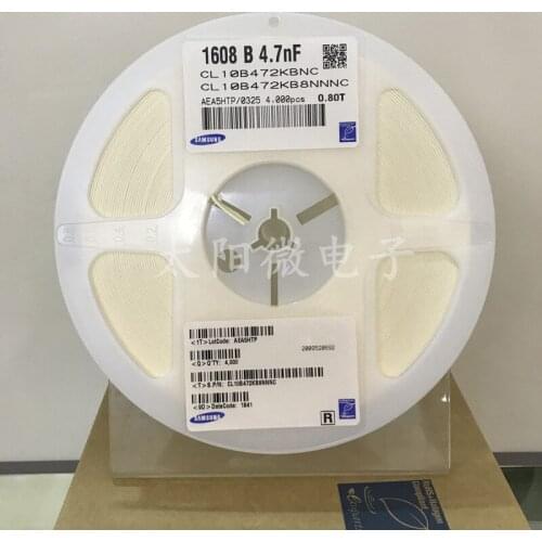 CL10B472KC8NNNC CL10B472KB8NNWC CL10B472KB8NNNC CL10B472KB8NFNC CL10B472KA8NNNC CL10B472JB8NNNC 0603 4.7nF 50V 25V 100V X7R ±5