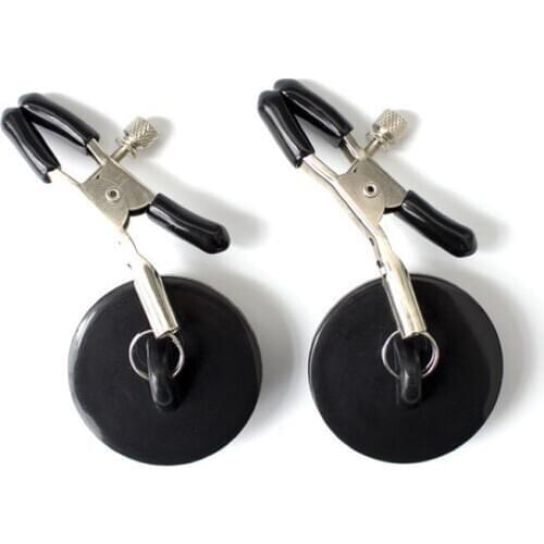 Adult Toy Cover Milk Clip Leather Flirting Clip Female Models Sexy Couple Iron Clip Mimi Toy