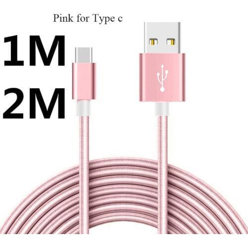 USB Type-C Cable For Huawei P Smart Plus 2019 for Xiaomi A3 Lite Type C Fast Charge 5V 2.4A USB Type-c Cable For Samsung S20 S10