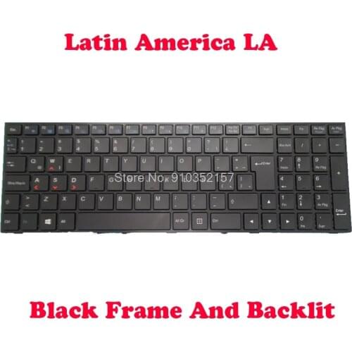 LA P650 Series Backlit Keyboard For CLEVO P650RA P650SA P650SE P650SG P651SA P651SE P651SG P655RA P655SA P655SE Latin America LA