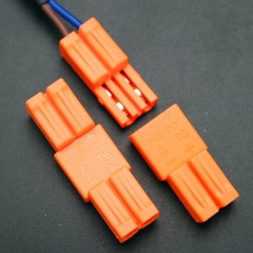 2-Hole quick connect terminal blocks for Led lamp electric cable electrical faston butt wire crimp push in rod fast connector