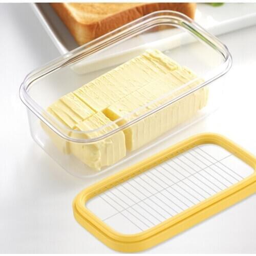 Butter Box Butter Box Cheese Cutting Fresh Box Sealed Rectangular Storage Box Baking Tool