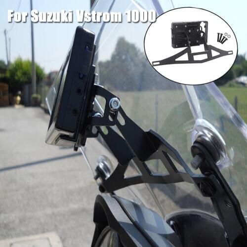 Phone stand 2014-2017 For Suzuki Vstrom 1000 support GPS / smartphone motorcycle navigation bracket mobile phone bracket