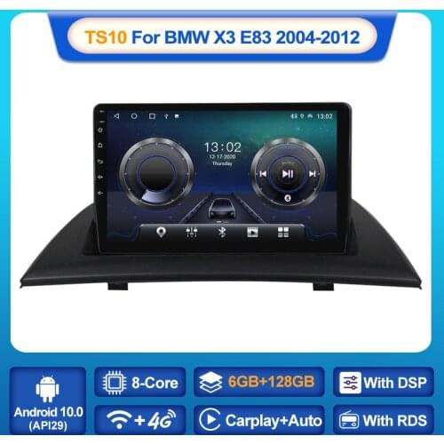MEKEDE 6GB+128G Android 10 8-Core Car GPS Navigation Multimedia Player Carplay AUTO For BMW X3 E83 2004-2012 WIFI BT DPS RDS